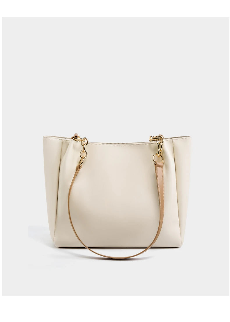 Hifashion Cowhide Genuine Leather Shoulder Bags For Women 2025 Trend Designer Large Capacity Shopping Tote Work Ladies Handbags