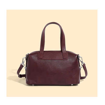 Hifashion Vintage Cow Genuine Leather Pillow Tote Handbags For Women 2025 Trend Designer Boston Ladies Shoulder Crossbody Bags