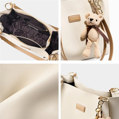 Hifashion Cowhide Genuine Leather Shoulder Bags For Women 2025 Trend Designer Large Capacity Shopping Tote Work Ladies Handbags