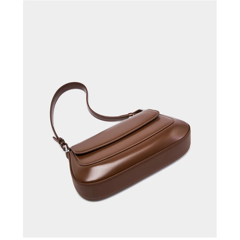 Hifashion Luxury Genuine Leather Underarm Shoulder Bags For Women 2025 Trend Designer Crossbody Purses  Saddle Ladies Handbags