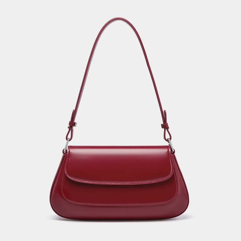 Hifashion Luxury Genuine Leather Underarm Shoulder Bags For Women 2025 Trend Designer Crossbody Purses  Saddle Ladies Handbags