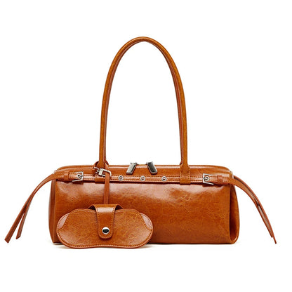 Hifashion Motorcycle Style Genuine Leather Underarm Shoulder Bags For Women 2025 Trend Designer Sling Purse Tote Ladies Handbags