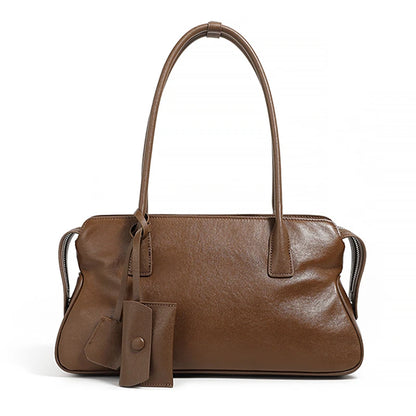 Hifashion 3 Layers Genuine Leather Large Underarm Shoulder Bags For Women 2025 Luxury Designer Satchel Tote Work Ladies Handbags