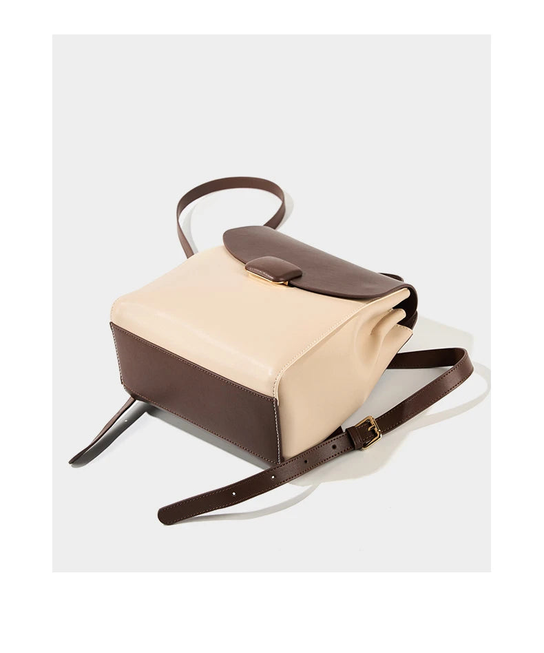 Hifashion Small Cowhide Genuine Leather Backpack For Women 2025 Trend Fashion Designer Female Travel Bagpack Girls School Bags