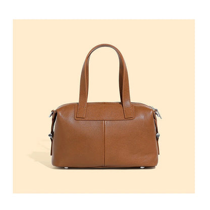 Hifashion Vintage Cow Genuine Leather Pillow Tote Handbags For Women 2025 Trend Designer Boston Ladies Shoulder Crossbody Bags