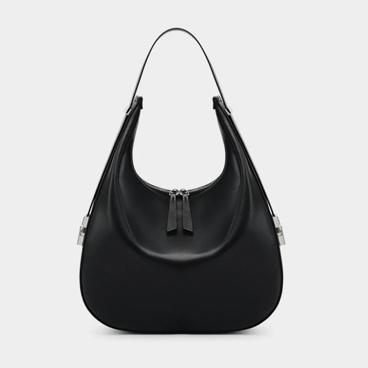 Hifashion Elegant Cow Genuine Leather Large Crescent Shoulder Bags For Women 2025 Trend Designer Hobo  Tote Work Ladies Handbags