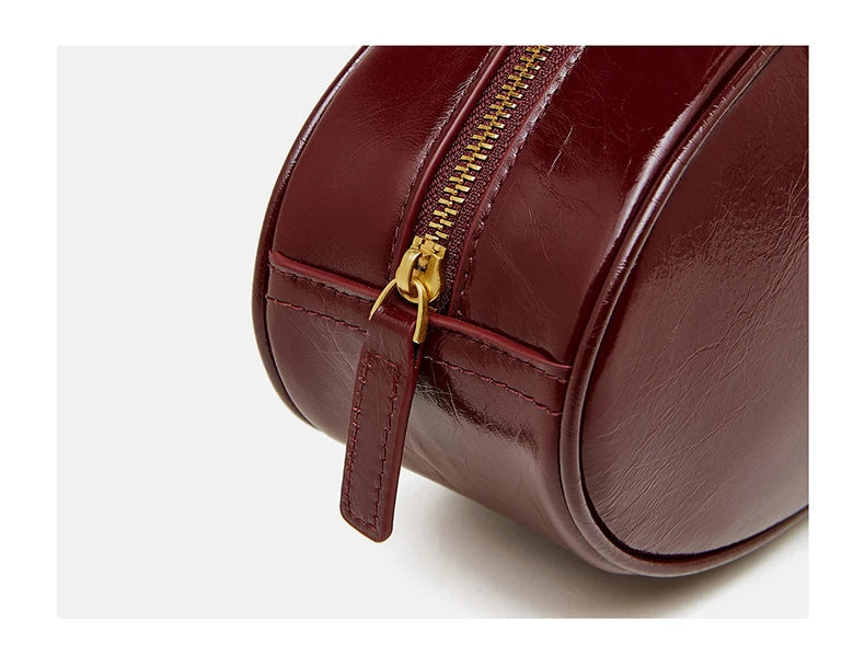 Hifashion Vintage Cowhide Genuine Leather Underarm Shoulder Bags For Women 2025 Trend Designer Luxury Tote Work Ladies Handbags