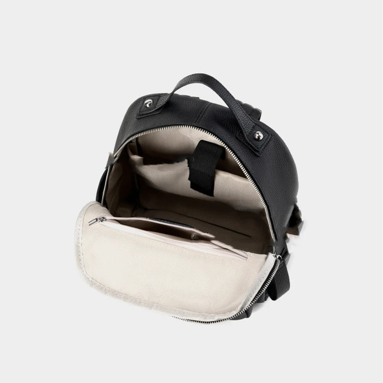 Hifashion 100% Cowhide Genuine Leather Backpack For Women 2025 Trend Designer Soft Travel Work Daypack Teenage Girls School Bags