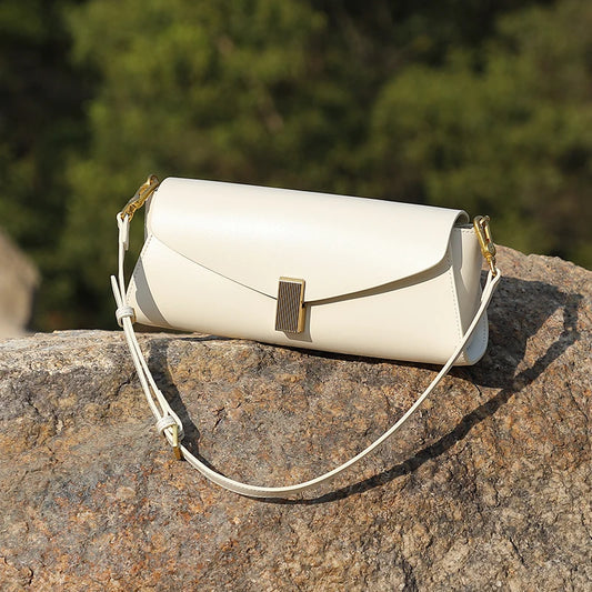 Hifashion Elegant Genuine Leather Underarm Shoulder Bags For Women 2025 Luxury Designer Crossbody Purses Square Ladies Handbags