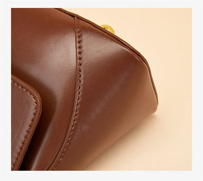 Hifashion Cowhide Genuine Leather Underarm Shoulder Bags For Women 2025 Trend Designer Top Handle Female Tote Ladies Handbags