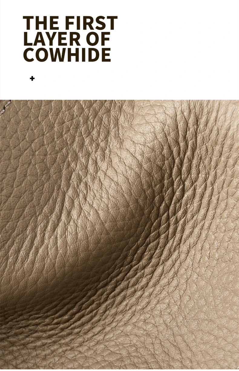 Hifashion 100% Cow Genuine Leather Bucket Shoulder Crossbody Bags For Women 2025 Luxury Designer Wide Strap Tote Ladies Handbags