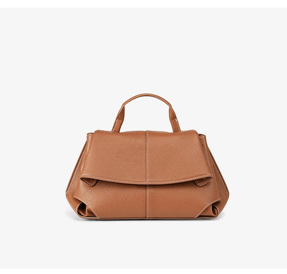 Hifashion Vintage Cowhide Genuine Leather Handbags For Women 2025 Trend Designer Top Handle Flap Ladies Shoulder Crossbody Bags
