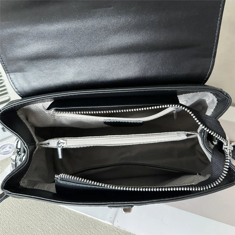 Hifashion Cowhide Genuine Leather Tote Handbags For Women New 2025 Luxury Designer Work Satchel Top Handle Female Shoulder Bags