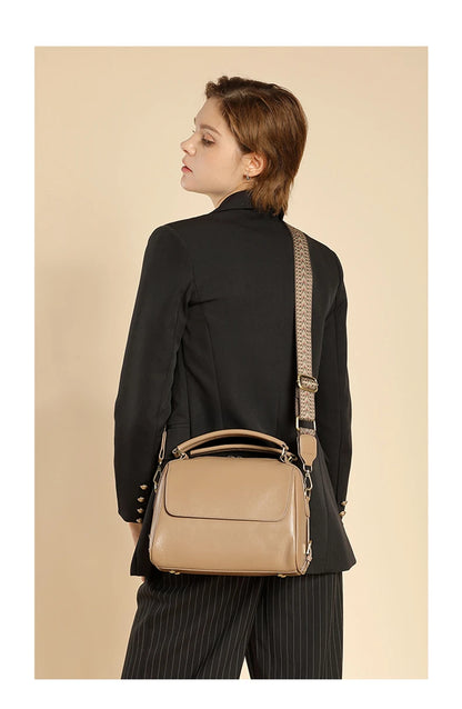Hifashion Cowhide Genuine Leather Pillow Tote Handbags For Women 2025 Luxury Designer Satchel Work Ladies Shoulder Crossbody Bag