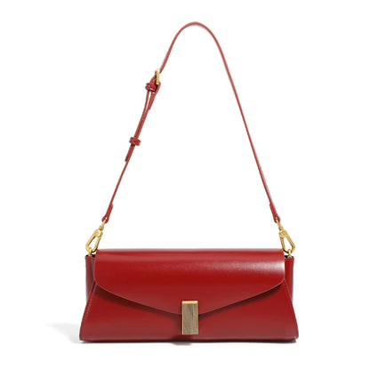 Hifashion Elegant Genuine Leather Underarm Shoulder Bags For Women 2025 Luxury Designer Crossbody Purses Square Ladies Handbags