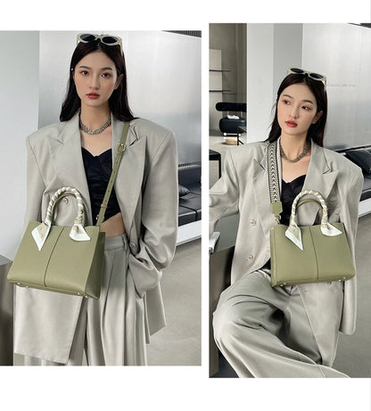 Hifashion Cowhide Genuine Leather Shoulder Bags For Women 2025 Trend Designer Top Handle Commuting Tote Ladies Crossbody Bags