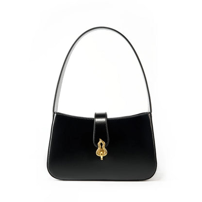 Hifashion Cowhide Genuine Leather Underarm Shoulder Bags For Women 2025 Luxury Designer Half Moon Purse Crescent Ladies Handbags