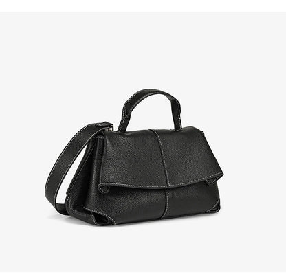 Hifashion Vintage Cowhide Genuine Leather Handbags For Women 2025 Trend Designer Top Handle Flap Ladies Shoulder Crossbody Bags