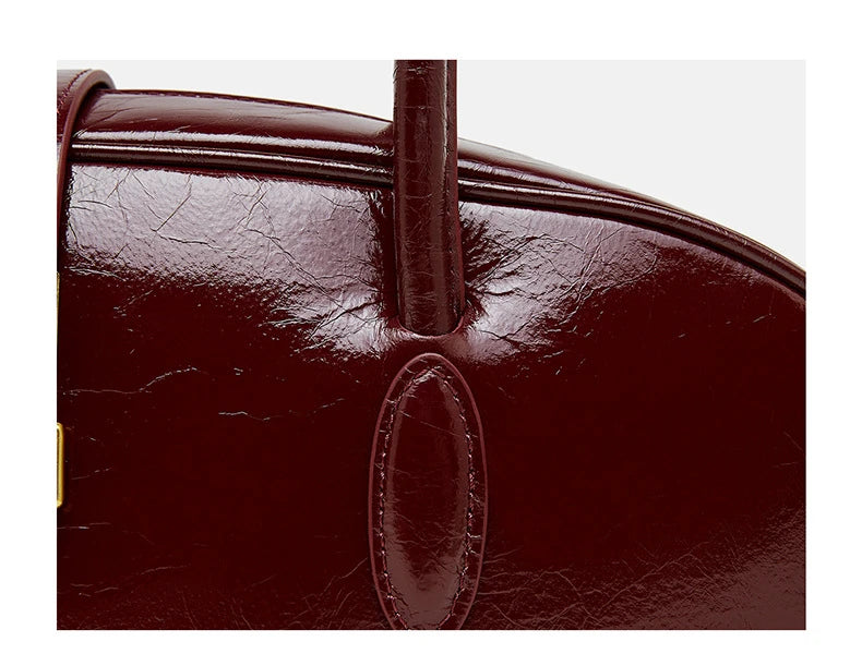 Hifashion Vintage Cowhide Genuine Leather Underarm Shoulder Bags For Women 2025 Trend Designer Luxury Tote Work Ladies Handbags