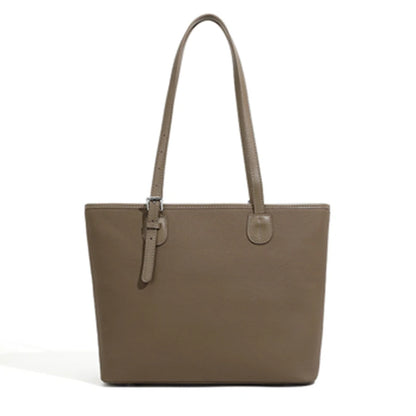 Hifashion Cowhide Genuine Leather Large Tote Bags For Women 2025 Luxury Designer Shopping Shoulder Bags A4 Work Ladies Handbags