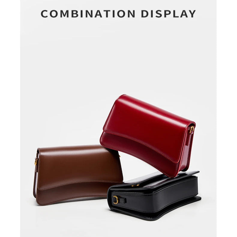 Hifashion Vintage Genuine Leather Underarm Shoulder Bags For Women 2025 Luxury Designer Crossbody Purses Saddle Ladies Handbags