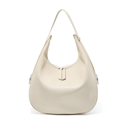 Hifashion Elegant Cow Genuine Leather Large Crescent Shoulder Bags For Women 2025 Trend Designer Hobo  Tote Work Ladies Handbags