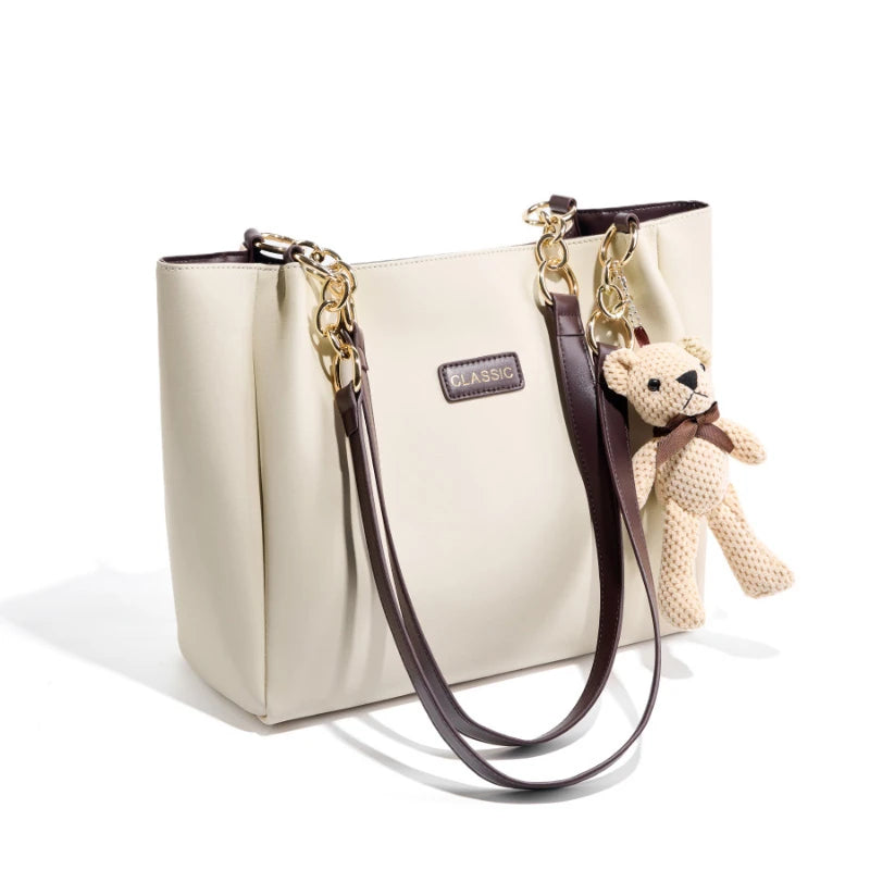 Hifashion Cowhide Genuine Leather Shoulder Bags For Women 2025 Trend Designer Large Capacity Shopping Tote Work Ladies Handbags
