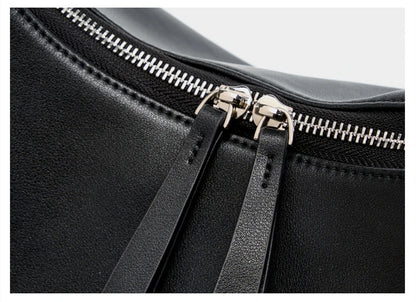 Hifashion Elegant Cow Genuine Leather Large Crescent Shoulder Bags For Women 2025 Trend Designer Hobo  Tote Work Ladies Handbags