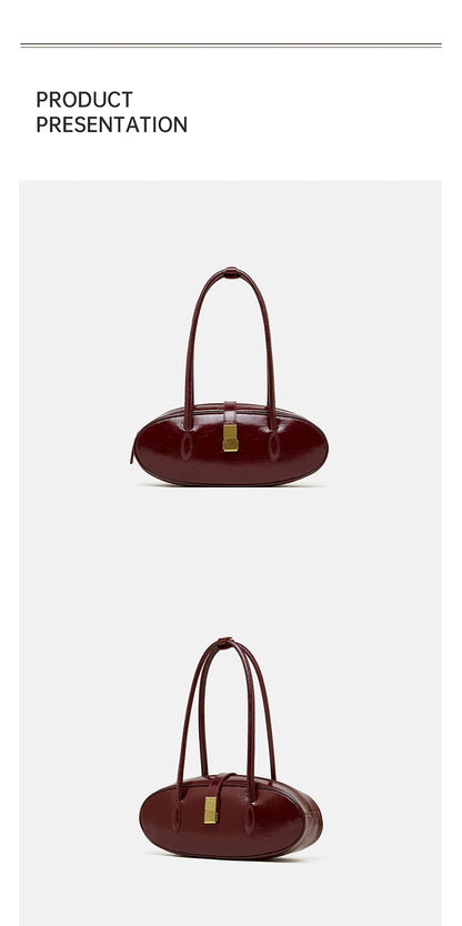 Hifashion Vintage Cowhide Genuine Leather Underarm Shoulder Bags For Women 2025 Trend Designer Luxury Tote Work Ladies Handbags