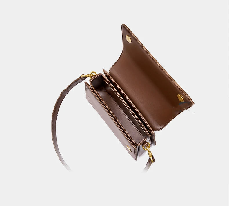 Hifashion Vintage Genuine Leather Underarm Shoulder Bags For Women 2025 Luxury Designer Crossbody Purses Saddle Ladies Handbags