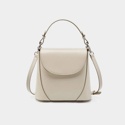 Hifashion Luxury Genuine Leather Bucket Small Shoulder Crossbody Bags For Women 2025 Trend Designer Short Handle Tote Handbags