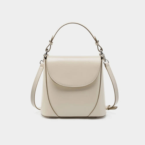 Hifashion Luxury Genuine Leather Bucket Small Shoulder Crossbody Bags For Women 2025 Trend Designer Short Handle Tote Handbags