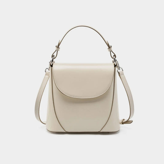 Hifashion Luxury Genuine Leather Bucket Small Shoulder Crossbody Bags For Women 2025 Trend Designer Short Handle Tote Handbags