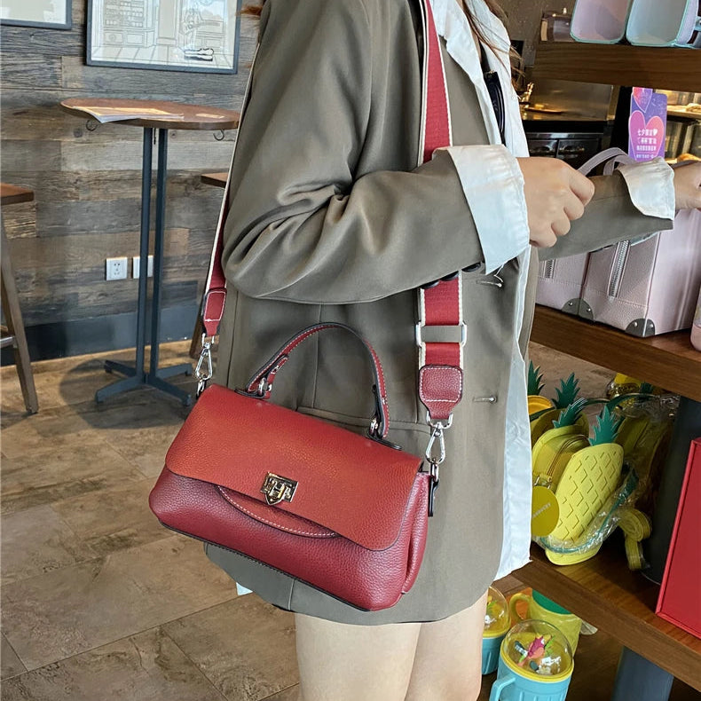 Hifashion 3 Layers Genuine Genuine Leather Shoulder Bags For Women 2025 Trend Designer Flap Crossbody Purse Work Ladies Handbags