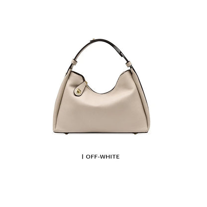 Hifashion 100% Genuine Leather Crescent Shoulder Crossbody Bags For Women 2025 Luxury Designer Top Handle Purses Ladies Handbags