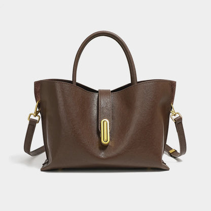 Hifashion Stylish Genuine Leather Handbags For Women 2025 Trend Designer Commuting Shoulder Bags Crossbody Tote Ladies Handbags