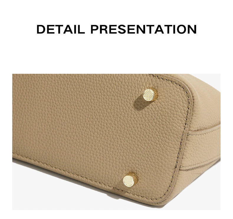 Hifashion Cowhide Genuine Leather Underarm Shoulder Bags For Women New 2025 Trend Designer Crossbody Purses Work Ladies Handbags