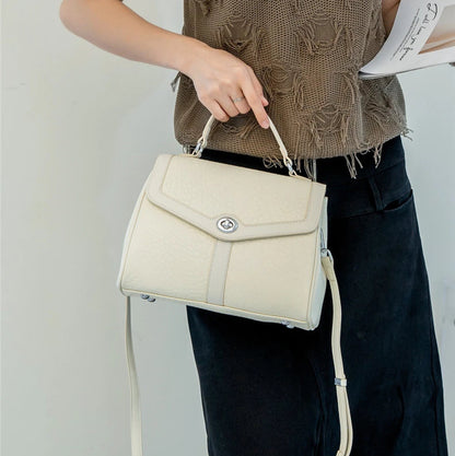 Hifashion Cowhide Genuine Leather Tote Handbags For Women New 2025 Luxury Designer Work Satchel Top Handle Female Shoulder Bags