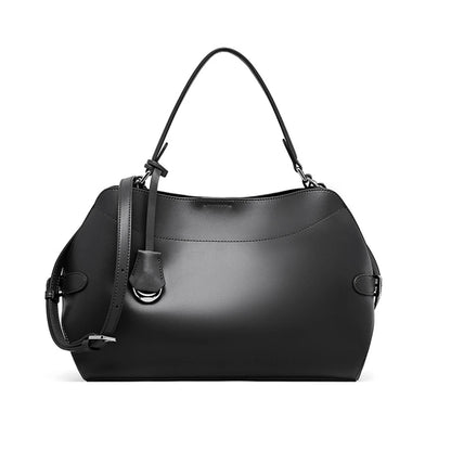 Hifashion Cowhide Genuine Leather Tote Handbags For Women 2025 Luxury Designer Crescent Office Ladies Shoulder Crossbody Bags