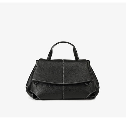 Hifashion Vintage Cowhide Genuine Leather Handbags For Women 2025 Trend Designer Top Handle Flap Ladies Shoulder Crossbody Bags