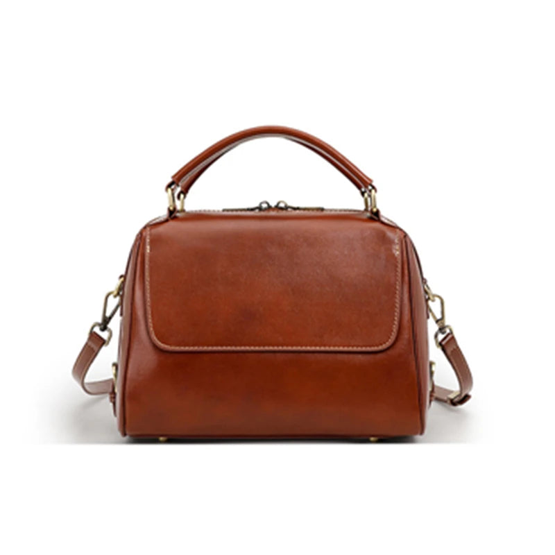 Hifashion Cowhide Genuine Leather Pillow Tote Handbags For Women 2025 Luxury Designer Satchel Work Ladies Shoulder Crossbody Bag