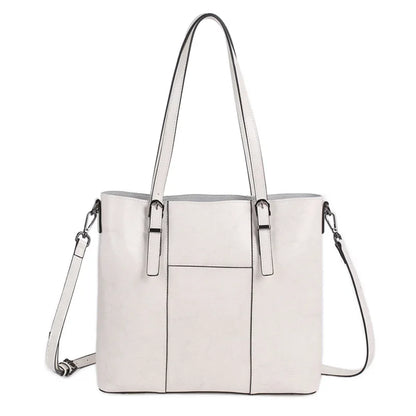 Hifashion Vintage Cow Genuine Leather Large Tote Bags For Women 2025 Luxury Designer Shopping Shoulder Bags Work Ladies Handbags