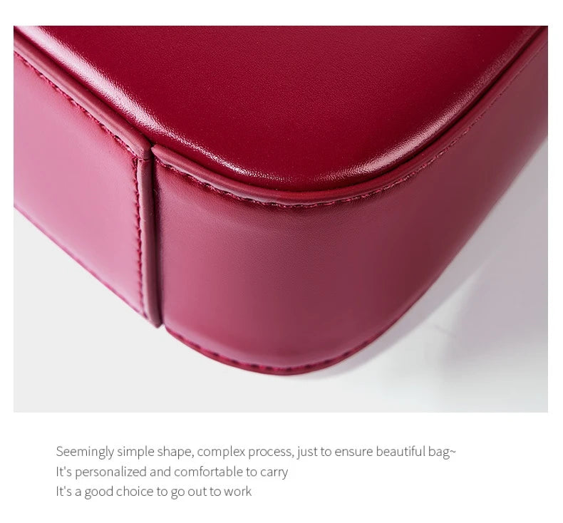 Hifashion Cowhide Genuine Leather Underarm Shoulder Bags For Women 2025 Luxury Designer Half Moon Purse Crescent Ladies Handbags