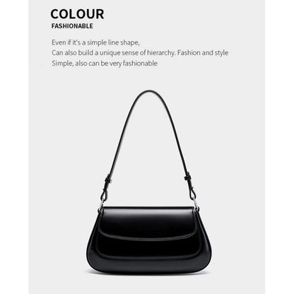 Hifashion Luxury Genuine Leather Underarm Shoulder Bags For Women 2025 Trend Designer Crossbody Purses  Saddle Ladies Handbags