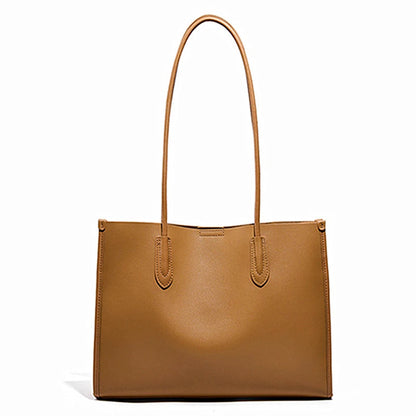Hifashion Vintage Genuine Leather Tote Shoulder Bags For Women 2025 Trend Designer Large Capacity Shopping Work Ladies Handbags
