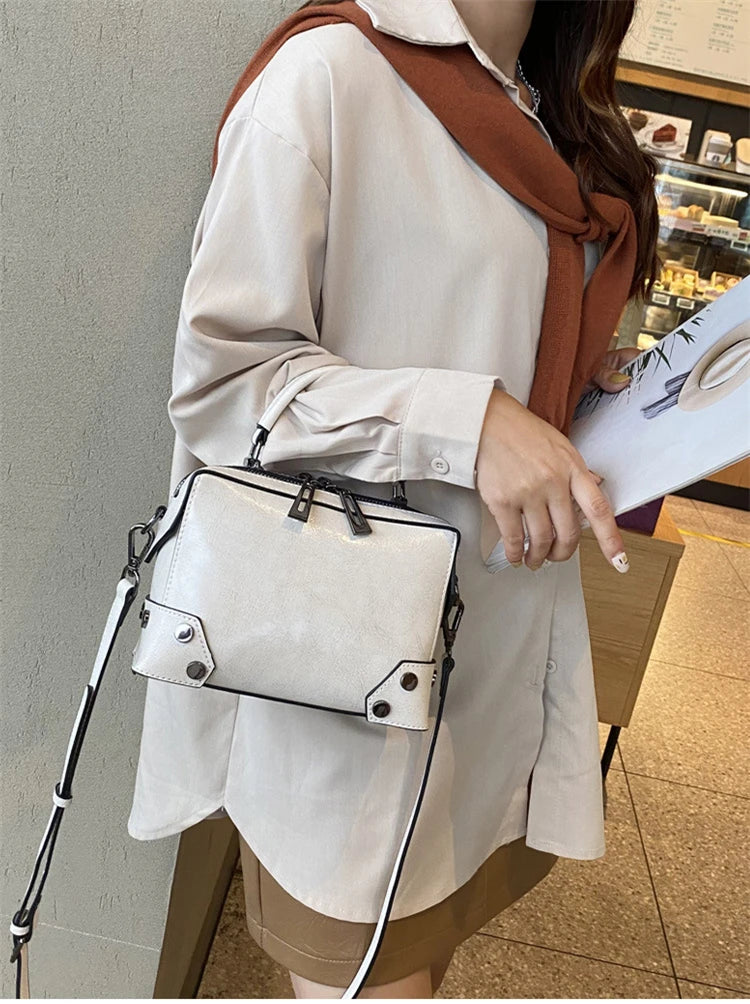 Hifashion Cowhide Genuine Leather Pillow Small Shoulder Crossbody Bags For Women 2025 Trend Designer Boston Tote Ladies Handbags
