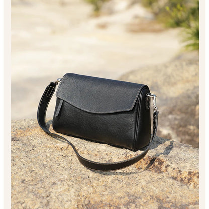 Hifashion Natural Genuine Leather Crossbody Bags For Women 2025 Trend Designer Underarm Shoulder Bags Satchel Ladies Handbags