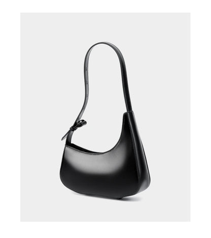 Hifashion Minimalist Genuine Leather Crescent Underarm Shoulder Bags For Women 2025 Luxury Designer Half Moon Ladies Handbags