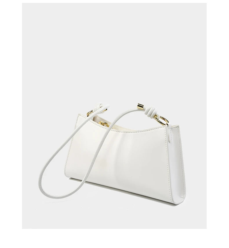 Hifashion Cowhide Genuine Leather Underarm Shoulder Bags For Women 2025 Luxury Designer Evening Party Purse Work Ladies Handbags