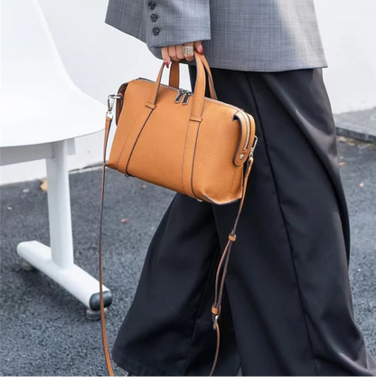 Hifashion Retro Genuine Leather Pillow Shoulder Bags For Women 2025 Trend Designer Crossbody Purses Boston Tote Ladies Handbags